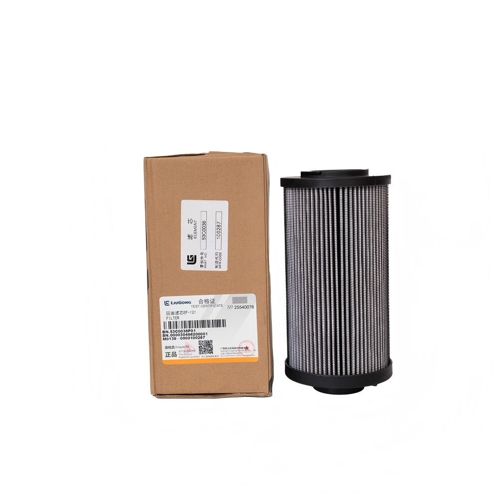 Oil return filter element